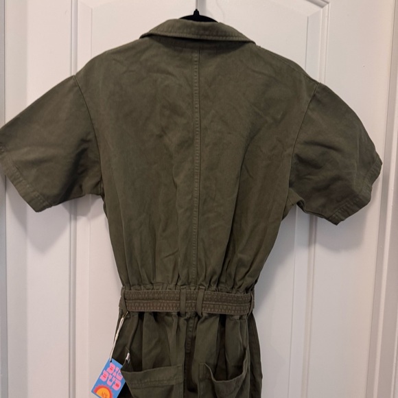 Big Bud Press Short Sleeve Jumpsuit in Green - Picture 4 of 9
